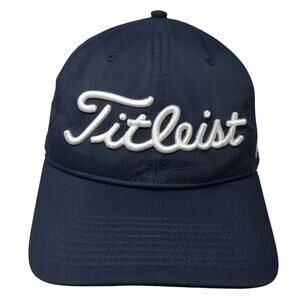 Titleist Slideback Hat Blue One Size Embroidered FJ Pro V1 Outdoor
